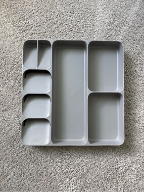 Gray Kitchen Drawer Organizer Tray - Joseph Joseph